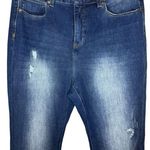 Soft Surroundings The Ultimate Girlfriend Straight Leg Distressed Jeans Size 10 Photo 1