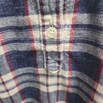 J.Crew  Shirt‎ Womens Size S Blue Red White Plaid Button Up Boy Fit Long Sleeve Photo 2