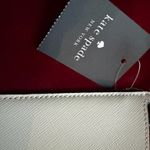 Kate Spade  Lucy Medium L-zip Wristlet cream with Black Logo Photo 6