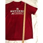 Adidas Rutgers Football Scarlet Knights Size L Shirt Short Sleeve Aeroready Red Photo 2