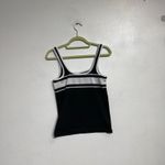 Athleta Black Ribbed Renew Seamless Square Neck Tank Top Sz S Photo 6