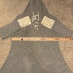 Kori  boho soft cotton‎ hoodie lace asymmetrical long sleeve dress green size M Photo 7