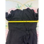 HYFVE  Black Swiss Dot Long‎ Sleeve Ruffle Wrap Dress XL Photo 4