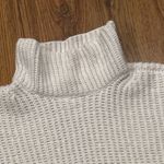 Duffy Sweater Womens Medium Yellow Ombré Boxy Cashmere Wool High Neck Jumper Photo 3