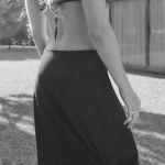 ZARA NWT ASYMMETRIC LINEN BLEND SKIRT Photo 1