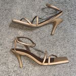 ALOHAS  Straps Chain Square Toe Leather Strappy Sandals Camel 42 /‎ 11-11.5 Photo 5