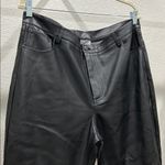 Modern Citizen  Elegant Black Faux Leather Pants Sz XL Photo 3