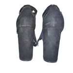 Urban Outfitters Faux Suede Heels Grommet Open Toe Ankle Strap Shoes Women 8 Photo 3