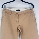 Gap  Women's Flat Front Straight Ankle Pants‎ Classic Khaki Medium Wash Size 4 Photo 4