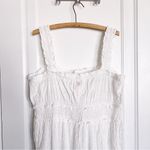 Gap x Doen • White Eyelet Midi Dress tiered ruffle smocked peasant cottagecore Photo 15