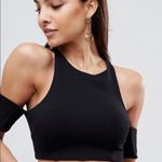 Finders Keepers black cold shoulder high neck crop top Medium Photo 0