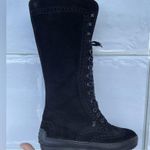 Tod's Gomminos combat moto style mid calf boots 6.5 Black Photo 6
