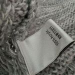 LC Lauren Conrad  gray chunky ruffle trim cable bell sleeve sweater size xs Photo 7