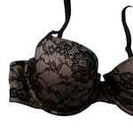 Gilligan & Omalley Black Beige Lace Floral Underwired Bra Women Size 38C | 64 Photo 2