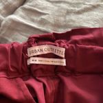 Urban Outfitters  paperbag waist pants maroon Photo 3