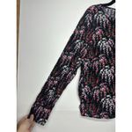 J.Crew  Women’s Printed Puff-Sleeve Top Blouse Long Sleeve M Photo 1