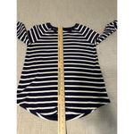 Old Navy  Womens 3/4 Sleeve Stripe Knit Top Scoop Neck Blue White Stripes Small Photo 3