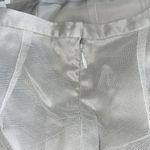 Shawn Ray Fons fitted silk and tool skirt Gray Size 4 Photo 2