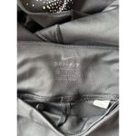 Nike Black, White and Purple Patterned Leggings Photo 6