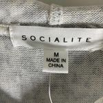 Socialite  grey printed tunic hoodie medium new Photo 4