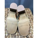 Franco Sarto Pump Heels Women's 7.5 M Tan Leather Slip-On High Heels Loafers Photo 8