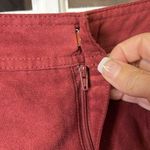 Banana Republic  Faux Suede Rust Cargo Mini Skirt Size 2 Photo 2