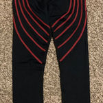 Vimmia  Strivei Black Leggings Red Piping Design Estimated Size Small Full Length Photo 0