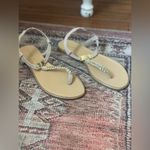 Madden Girl Gray Sandals with Crystal Embellishments Photo 3