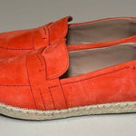 Cole Haan Cole Haan NWOT Women's Cloudfeel Montauk Orange Suede Espadrille Loafers 8B Photo 0