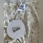 Princess Polly  Olly Tie Front Floral Crop Top White Ruffle Blouse Size US 4 NWT Photo 6