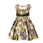 Anthropologie  Floreat Travessia Dress Womens 4 Used Tulle Skirt Purple Green Photo 5