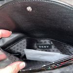 DKNY  three piece gift set mittens headband wallet combo black turquoise gold NWT Photo 5