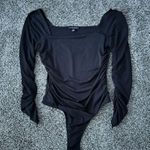 Meshki  Black Long Sleeve Bodysuit Photo 0