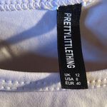 Pretty Little Thing  Sports Bra Women Size 8 Beige Photo 2