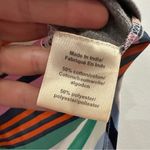 Anthropologie  Porridge Mixed Media Colorful Stripe Gray Short Sleeve Small S Photo 5