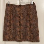 Briggs New York Vintage 90s Snakeskin Print Mini Skirt Photo 2