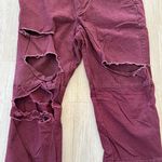 Unisex Aeropostale Burgundy Joggers Photo 2