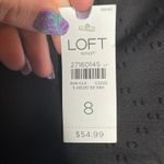 LOFT Black Eyelet Pencil Skirt Size 8 NWT Work Career Lined Photo 2