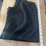 St. John Basic Black Crop Top Womens Size Large Knit Scoop Neck Staple Basic Edgy Photo 7