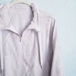 Lululemon  In Depth Lace Zip Up Jacket in Light Chrome Photo 2