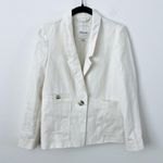 Madewell  Clarke Crop Linen Blazer Photo 2