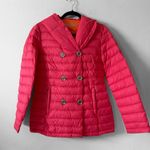 Michael Kors Packable Down Fill Fluorescent PinkPuffer Jacket SZ S Pink Photo 0