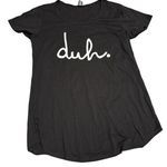 Rags to raches “Duh” mom shirt Size L Photo 0