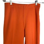 Buttons Vintage 70s Leisure Pant Suit S Orange Stretch Knit Pockets Zipper Photo 7