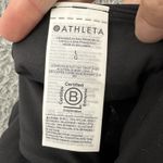 Athleta NWT ‎ Conscious Cut Out Crop Tank Top Black Athletic D-DD Cup Women Large Photo 4