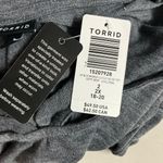 Torrid Gray Cold Shoulder Sweatshirt Photo 1