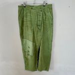 Free People Echo Midi Skirt Green Distressed 8 Photo 1