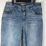 Democracy  Jeans Womens 16W AB Technology Blue Wide Leg Medium Wash Stretch Photo 1