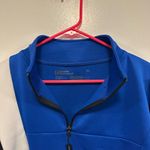 Sports Illustrated Blue and Black Colorblock Cropped Sweatshirt size XL Photo 2