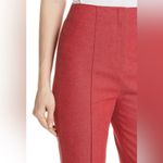 Diane Von Furstenberg  Red Pants High Waist Tapered Leg Skinny Ankle Size 8 Photo 2